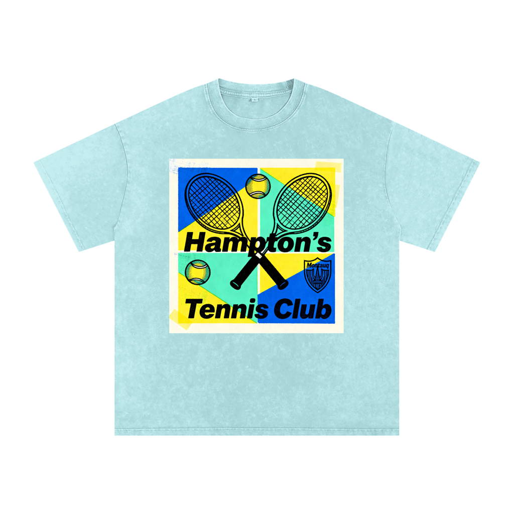 Hampton's Tennis Club Washed T-Shirt