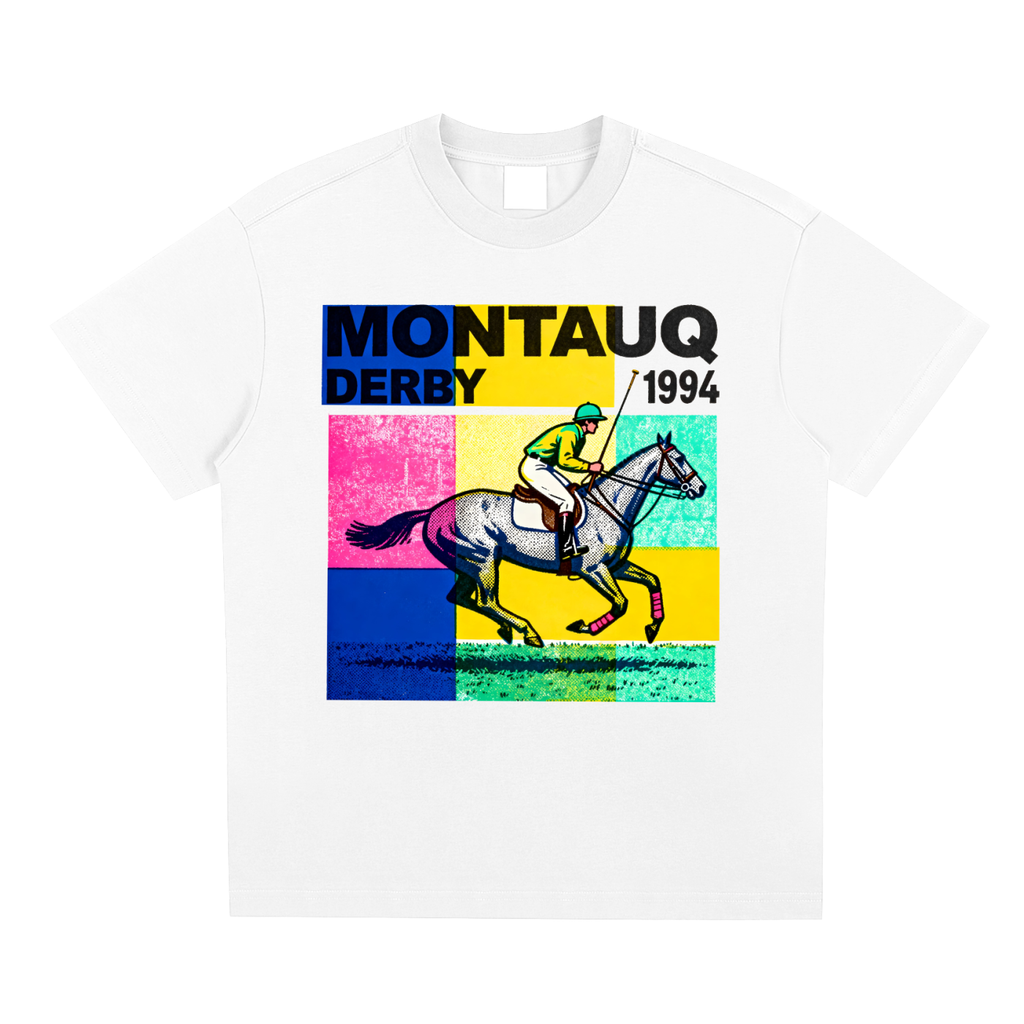 1994 Montauq Horse Derby R8 Sorona Quick-Dry Cooling T-Shirt