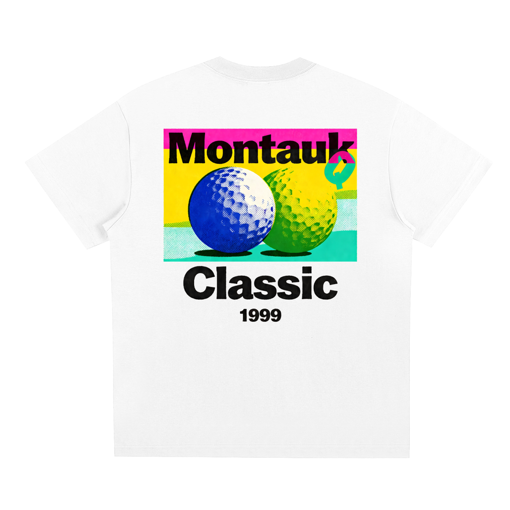 1999 Montauk/Q Classic Golf Vintage Dry Cooling T-Shirt
