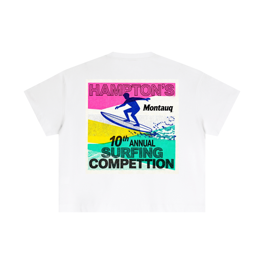 10th Annual Surfing Competition Essential Cotton Boxy T-Shirt