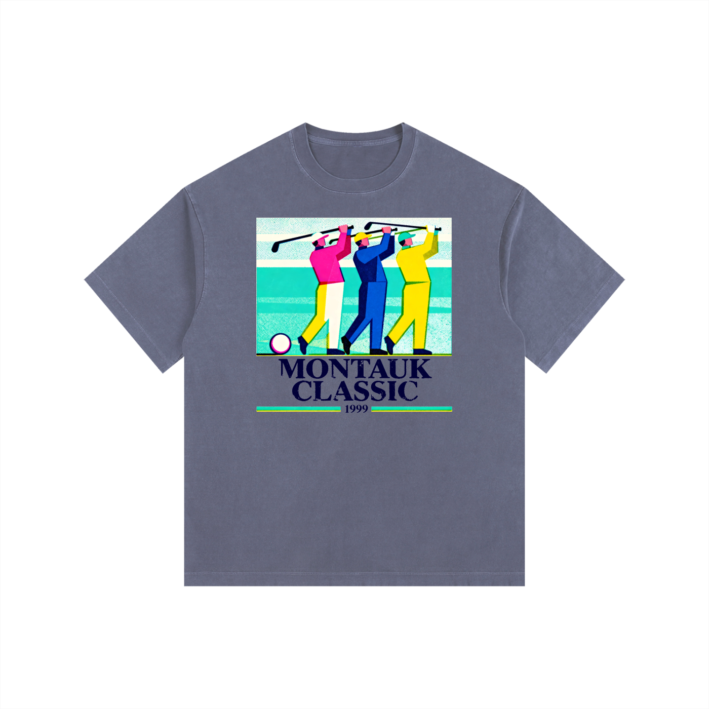 1999 Montauk Classic Golf P3 Vintage Washed Cotton T-Shirt