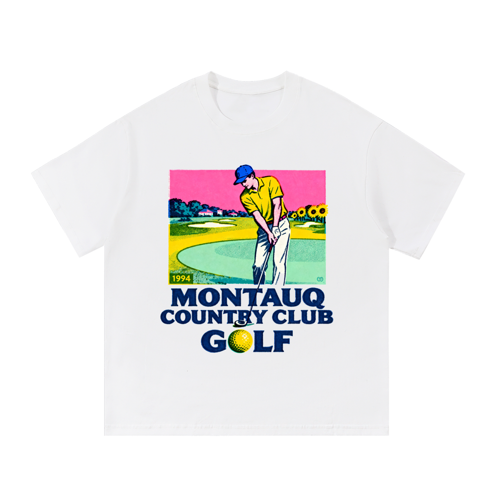 Montauq Country Club Golf R4 Essential Cotton T-Shirt