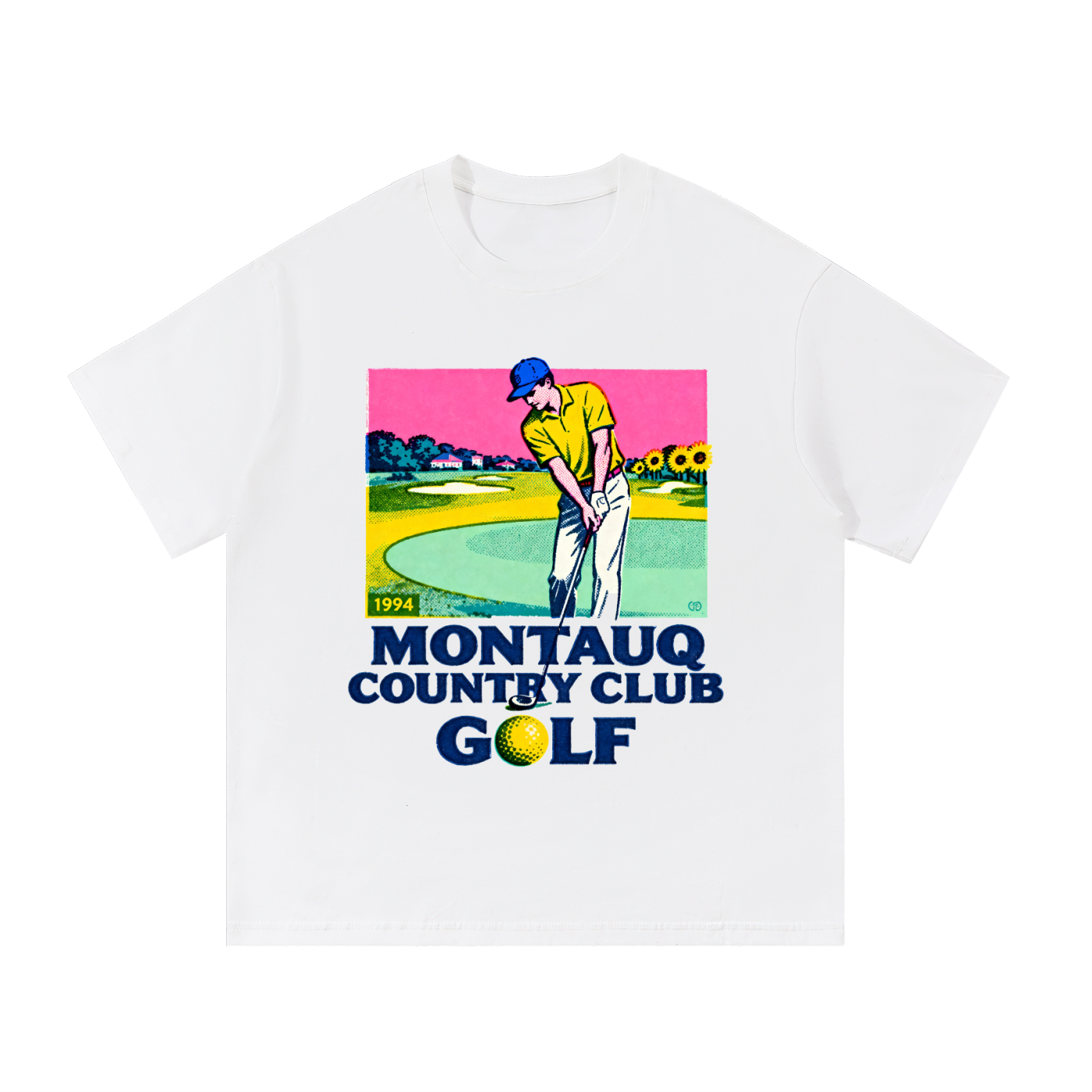 Montauq Country Club Golf R4 Essential Cotton T-Shirt