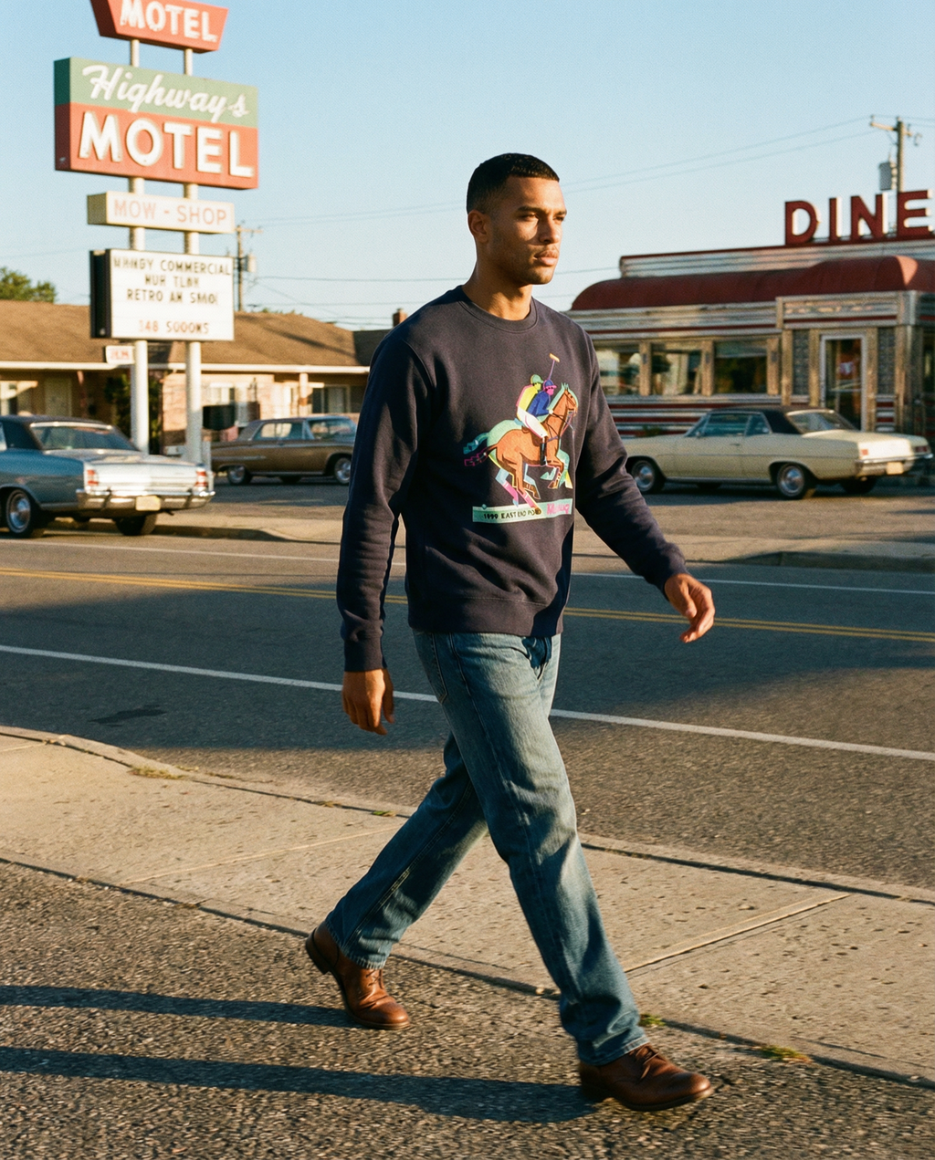 1999 East End Polo R8 Heavyweight Crewneck Sweatshirt