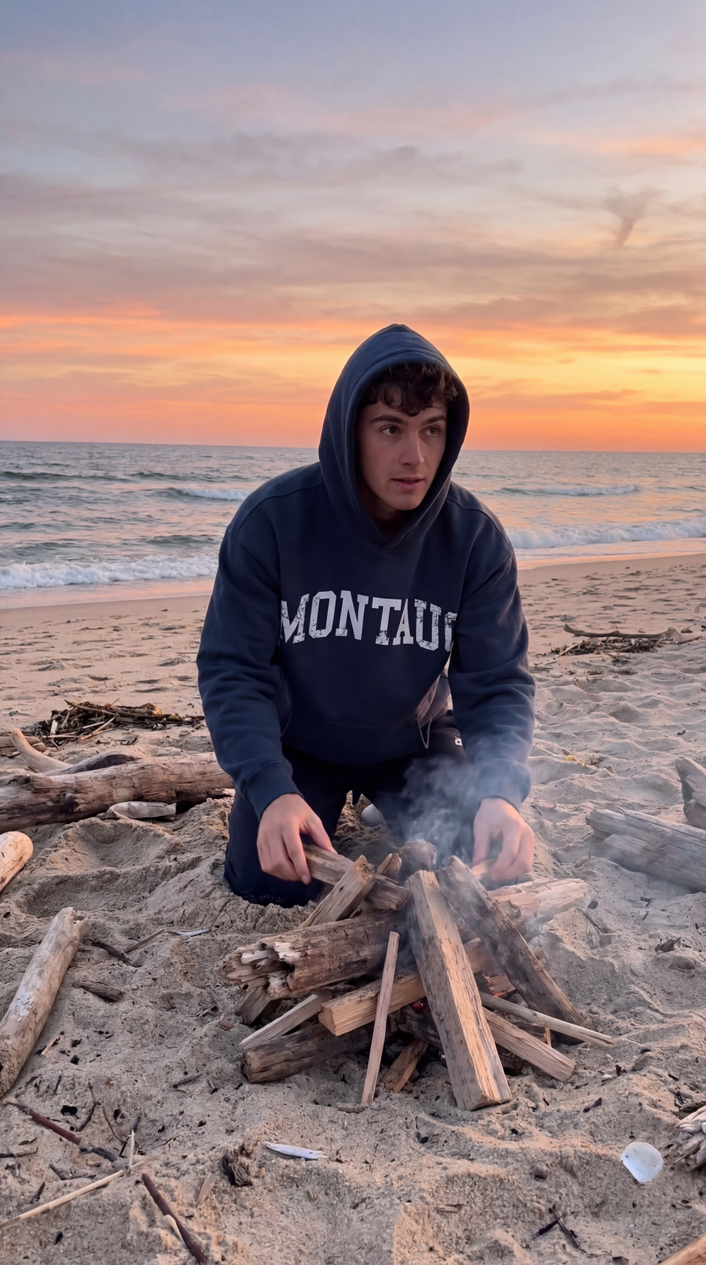 MONTAUQ Seriously Soft Essential Boxy Fit Hoodie