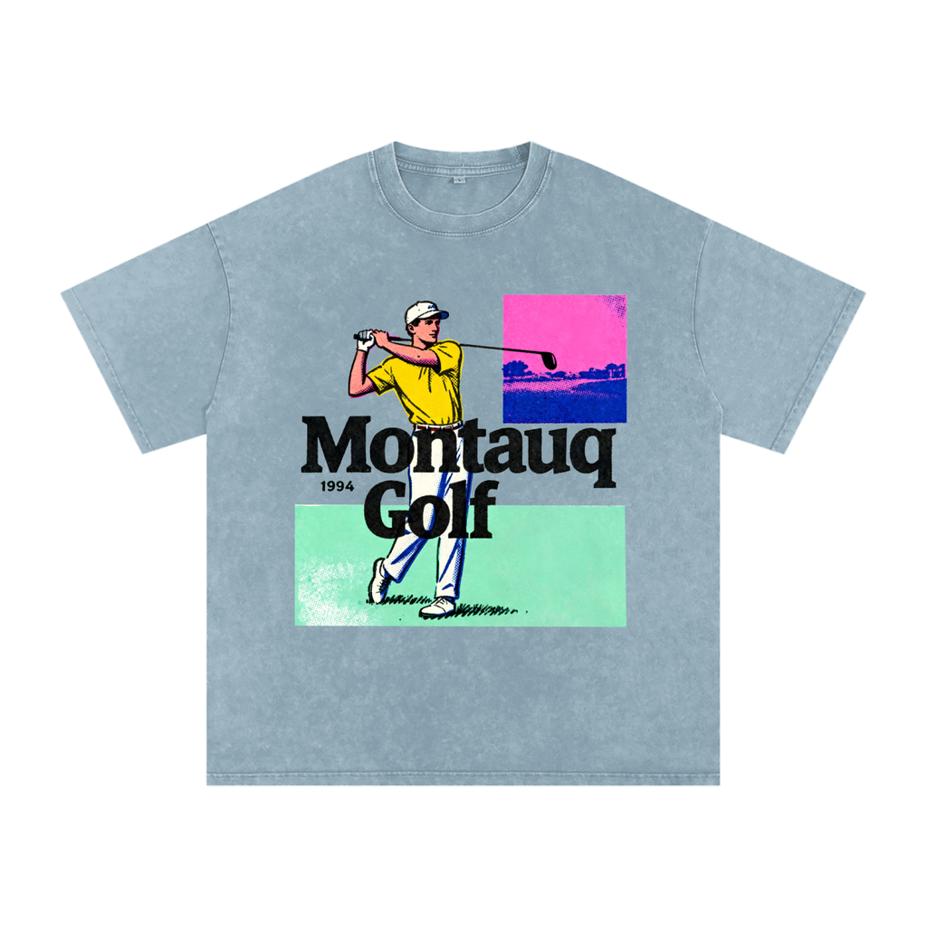 1994 Montauq Golf Snow Washed Oversized Cotton T-Shirt