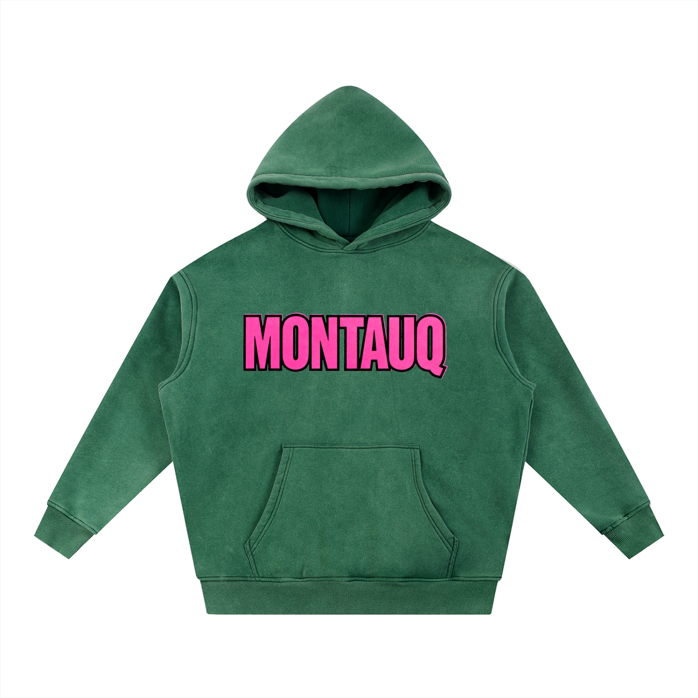 Montauq POP Snow Wash Fleece Oversize Hoodie