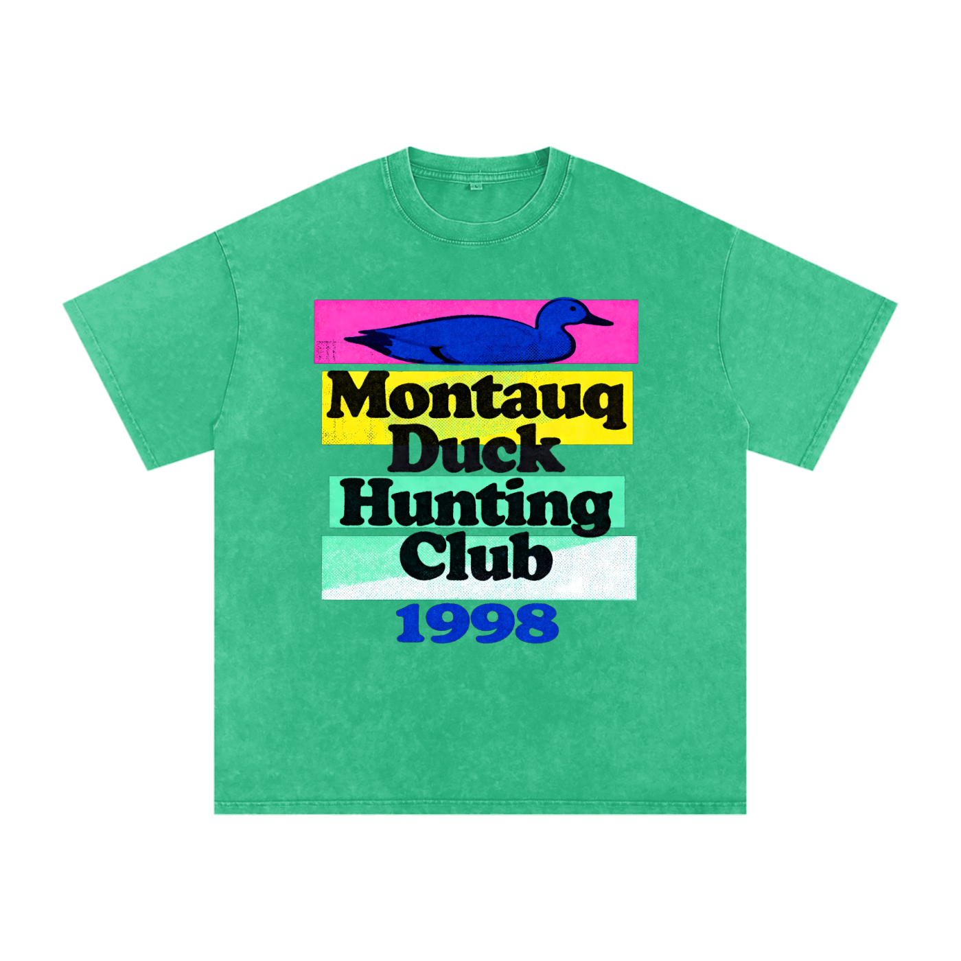 1998 Montauq Duck Hunting Club Snow Washed Cotton T-Shirt