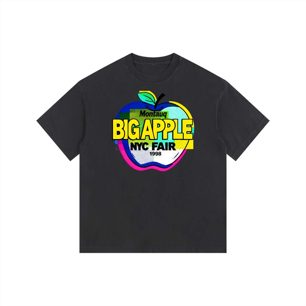 NYC Big Apple Fair Vintage Washed Cotton T-Shirt